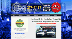 Desktop Screenshot of 702anytimelocksmith.com